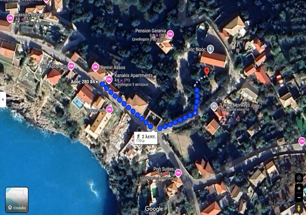 Remvi Apartments Assos Asos Exteriör bild